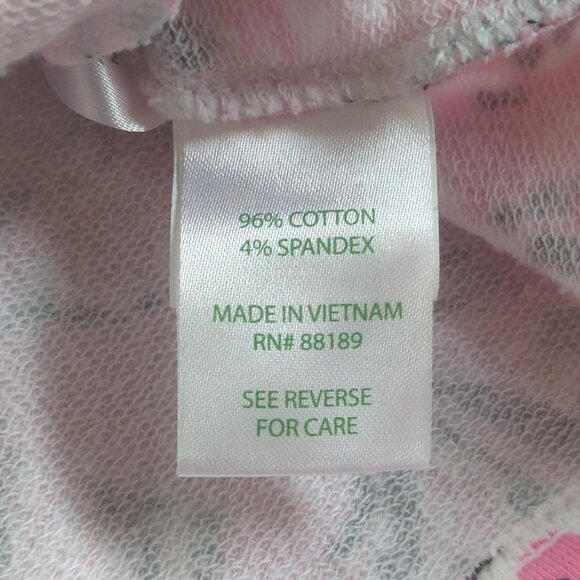 Lilly Pulitzer Hangin With My Boo Skipper Pink Sz M Terry 1/2 Zip Sweatshirt Top - Picture 9 of 16